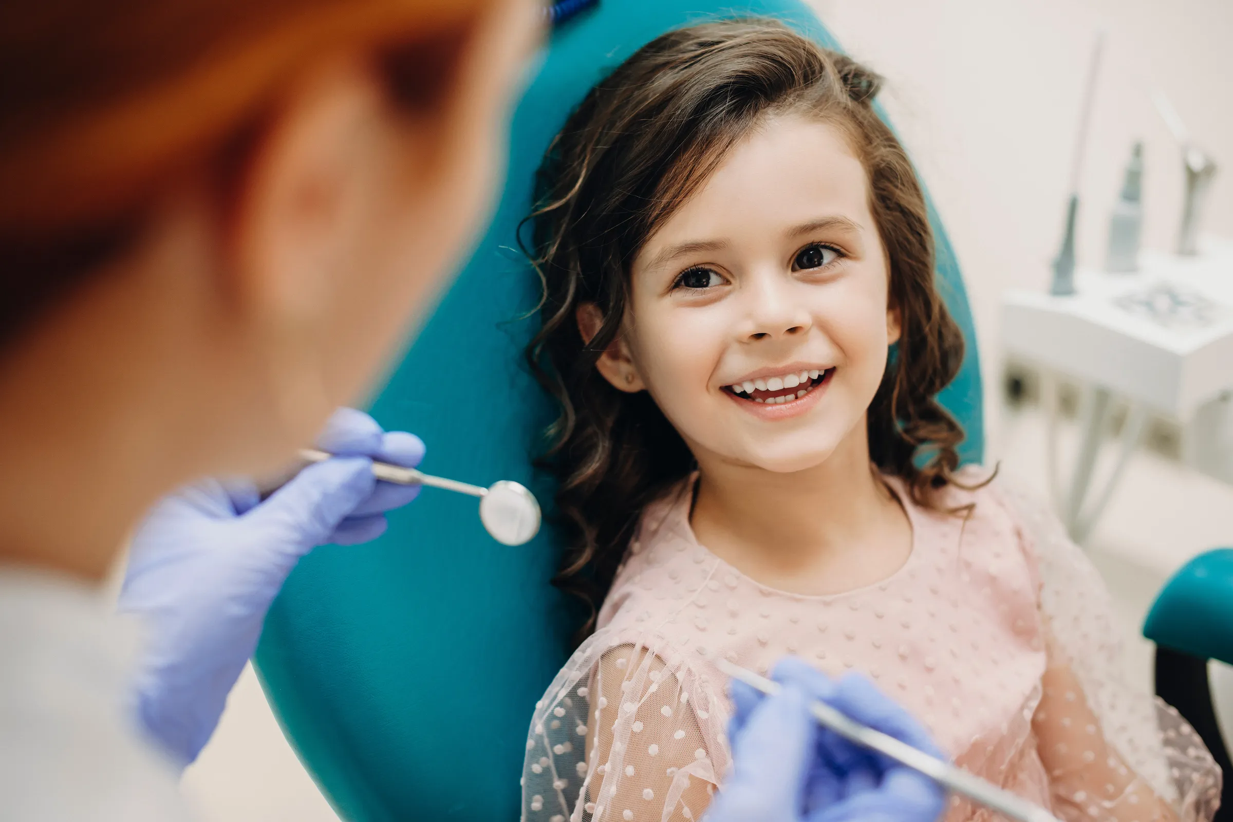 Child at a friendly dental visit at Dental Studio of Marin
