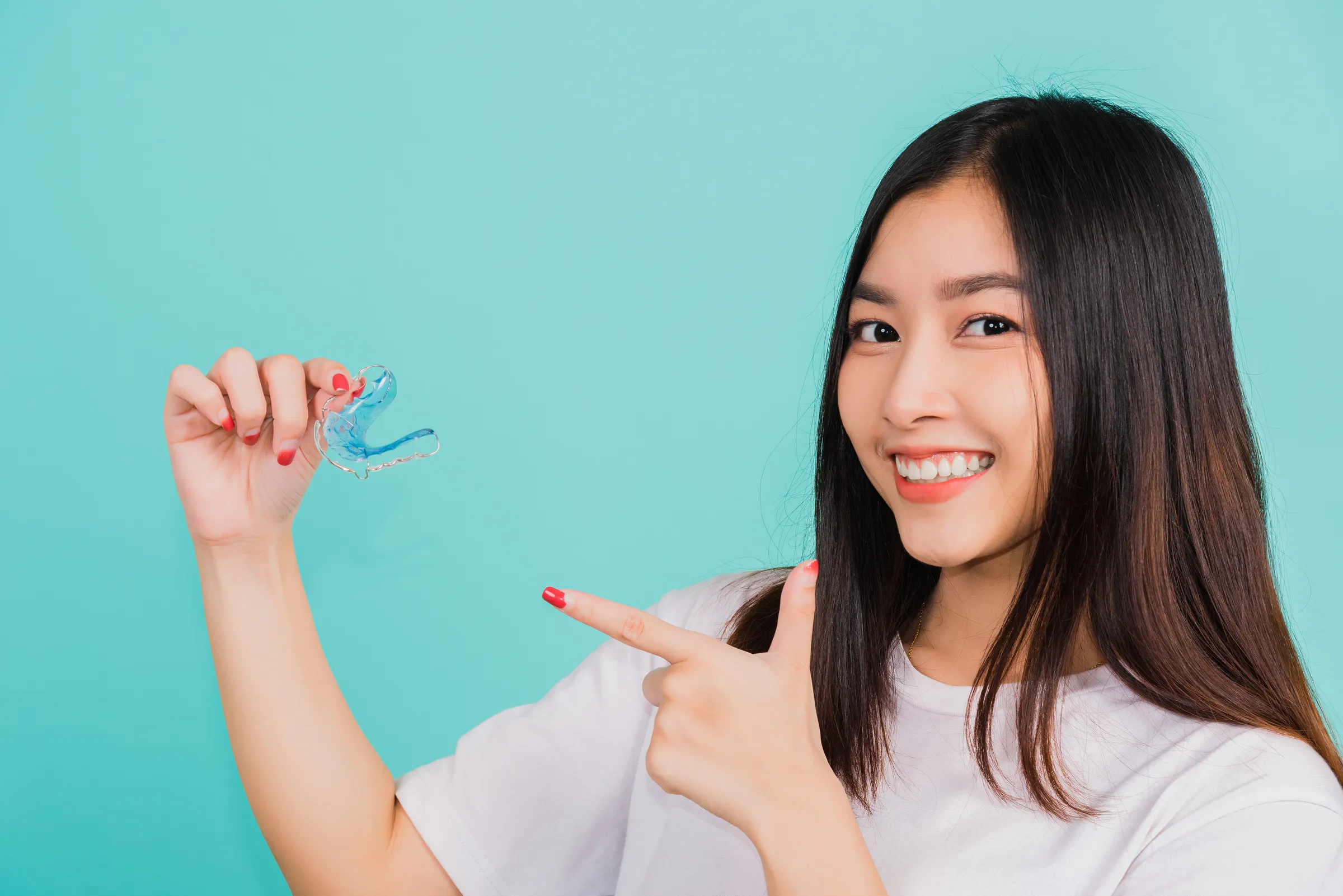Custom retainer fitting at Dental Studio of Marin